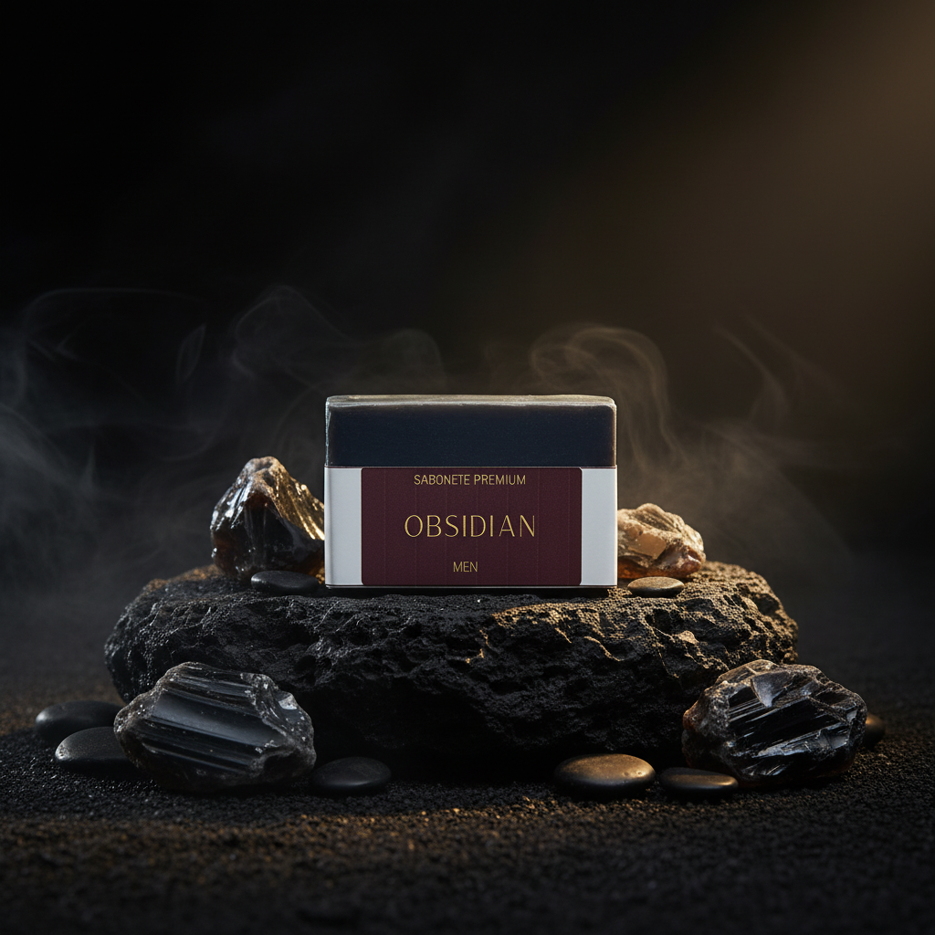 Sabonete em Barra Obsidian - Linha Masculina Licht