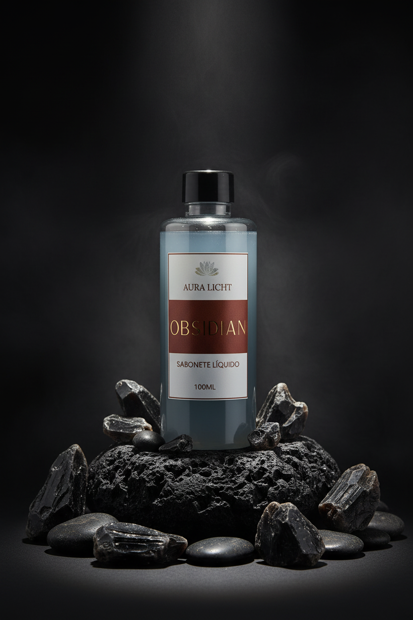 Sabonete Líquido Obsidian - Frontal Dark Luxury