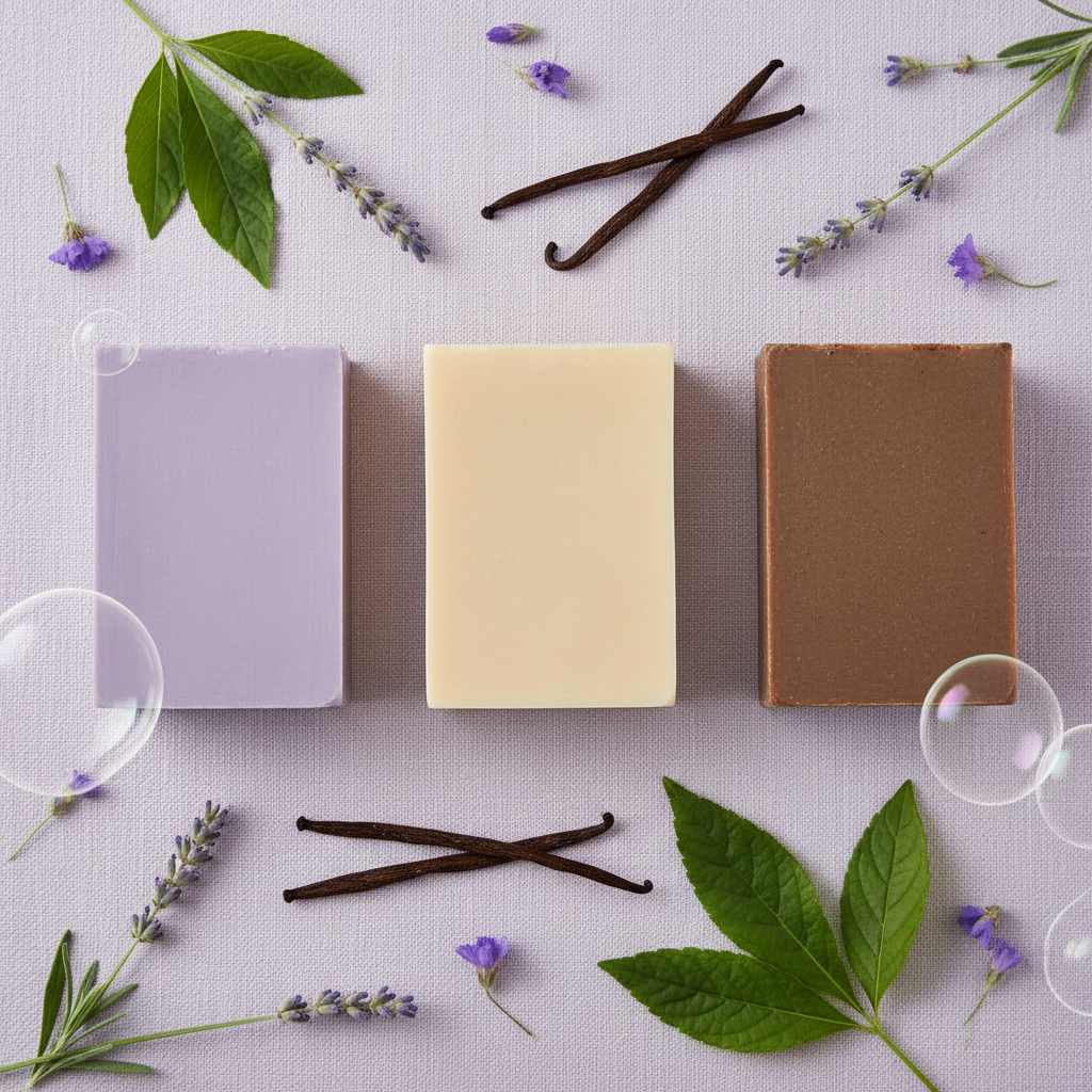 Sabonetes Lavanda, Baunilha & Patchouli
